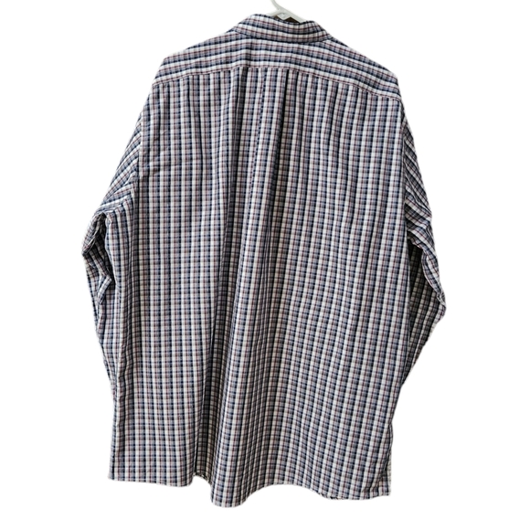 Eddie Bauer Long Sleeve Button Down Shirt Wrinkle Free Men's Size 2XL Plaid - Picture 2 of 10